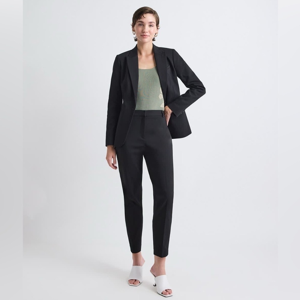RW&CO Curvy Fit Mid Rise Slim Leg Ankle Length Pant